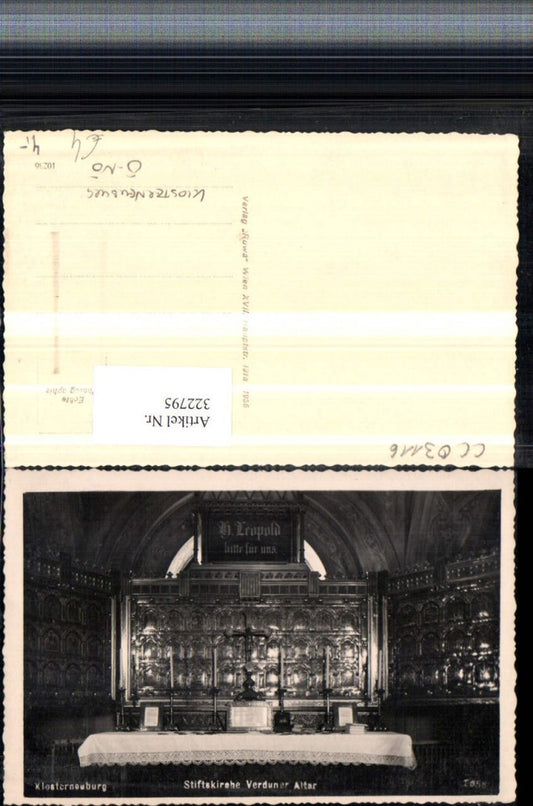 322795,Klosterneuburg Stiftskirche Verduner Altar