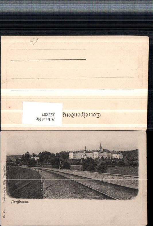 322807,Pressbaum Sacre Ceur Gebäude Eisenbahngleis