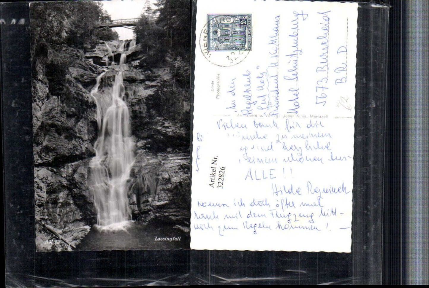 322826,Lassingfall Wasserfall b. Mitterbach