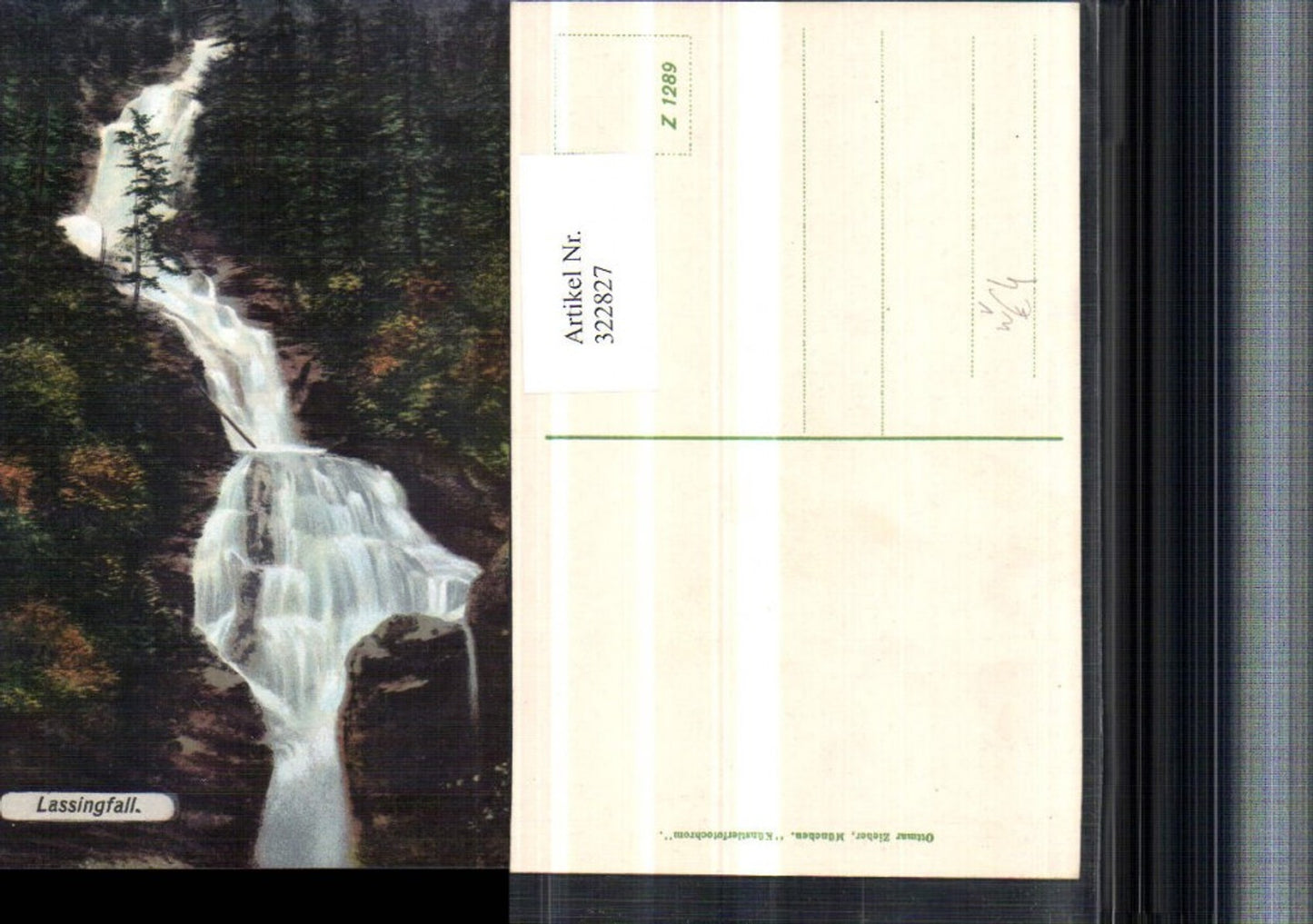 322827,Lassingfall Wasserfall b. Mitterbach pub Ottmar Zieher 1289