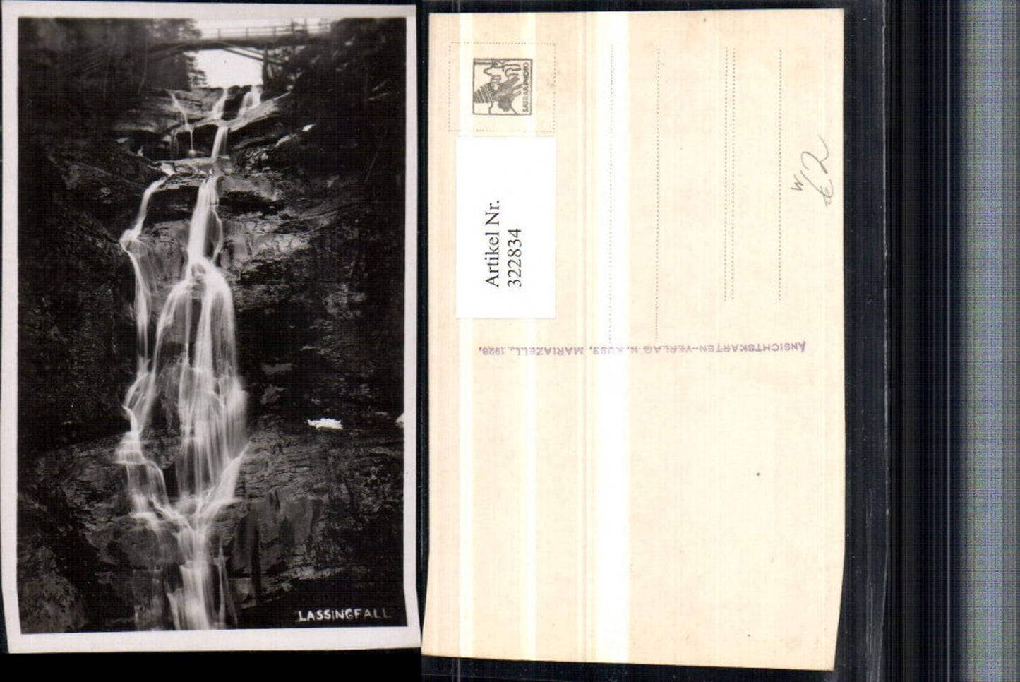 322834,Lassingfall Wasserfall b. Mitterbach