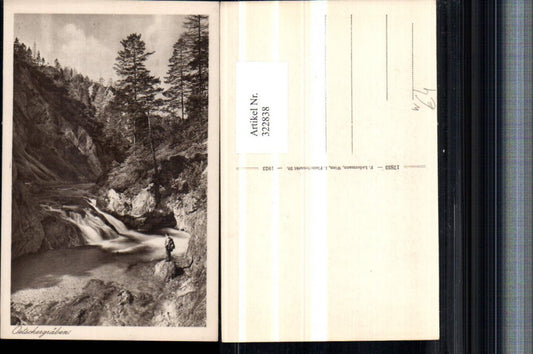 322838,Ötschergräben b. Mitterbach Partie Wasserfall