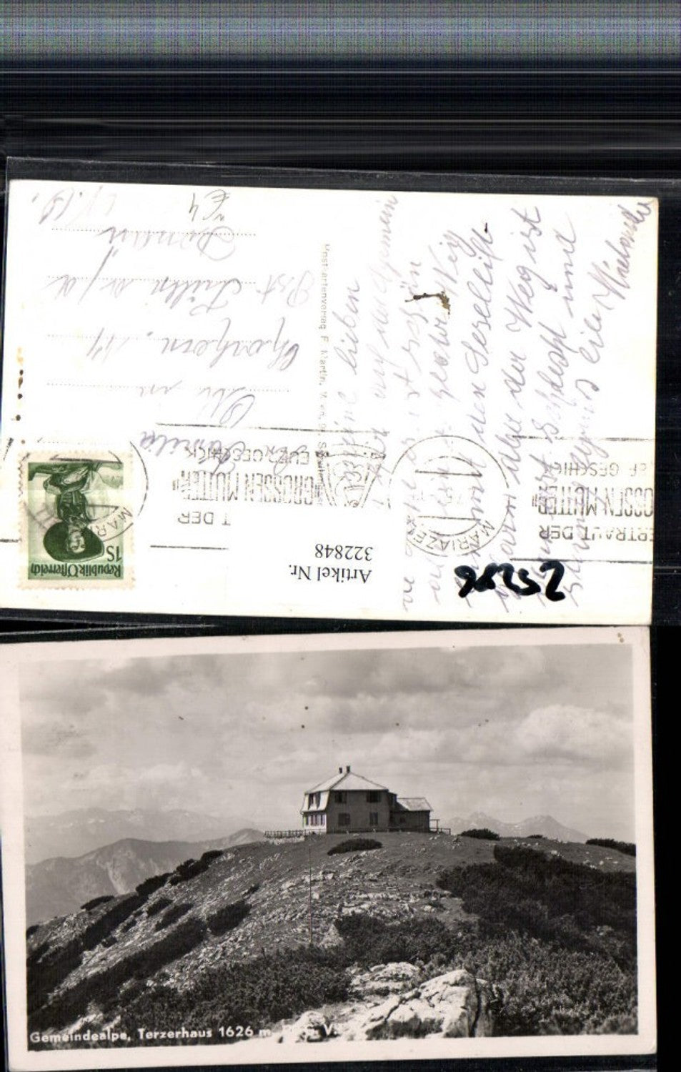 322848,Gemeindealpe b. Mitterbach Terzerhaus Berghütte Bergkulisse