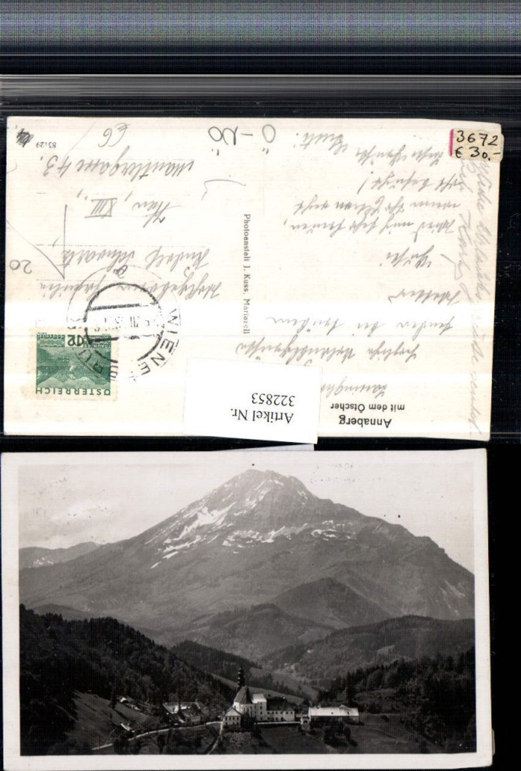 322853,Annaberg Totale m. Ötscher Bergkulisse