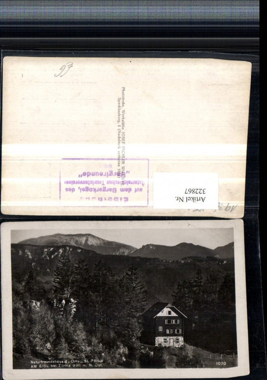 322867,Naturfreundehaus am Eibl b. Türnitz Bergkulisse