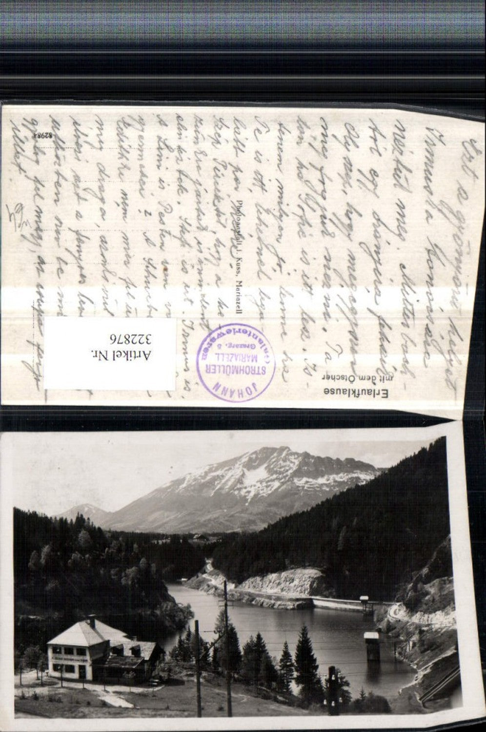 322876,Erlaufklause b. Mitterbach m. Ötscher Bergkulisse Gasthaus M. Steiner