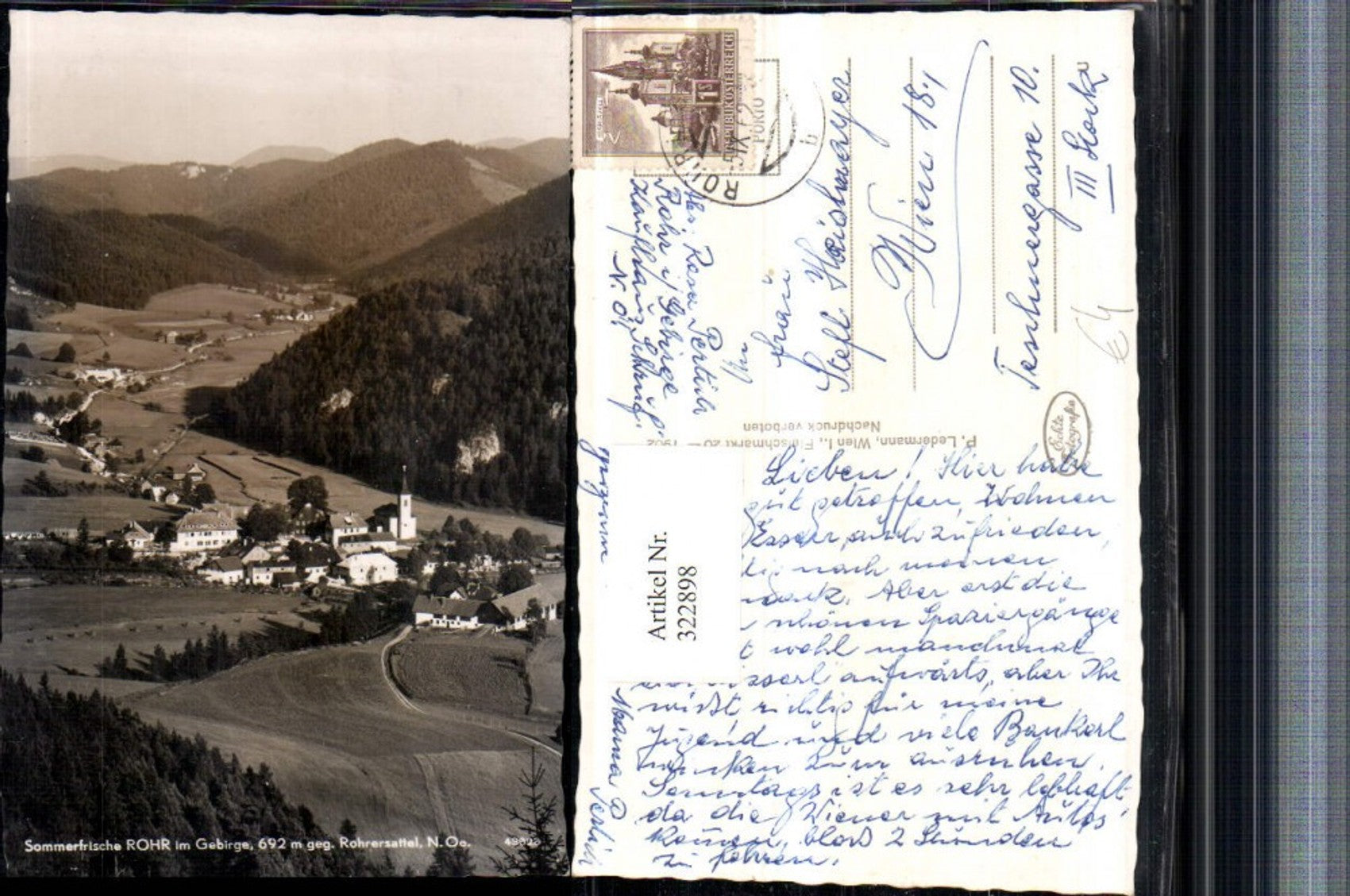 Alte Ansichtskarte – Old Postcard