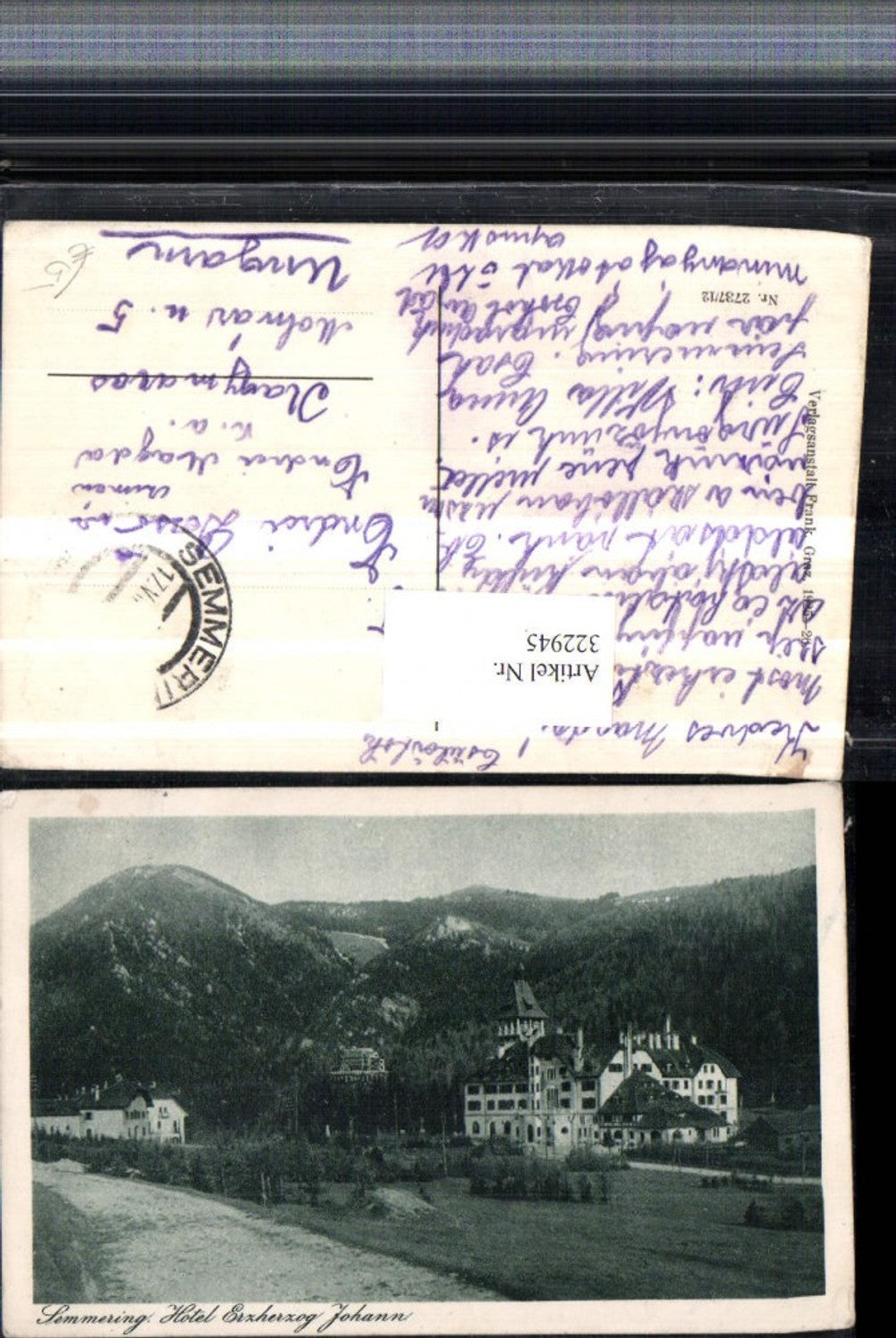 322945,Semmering Hotel Erzherzog Johann