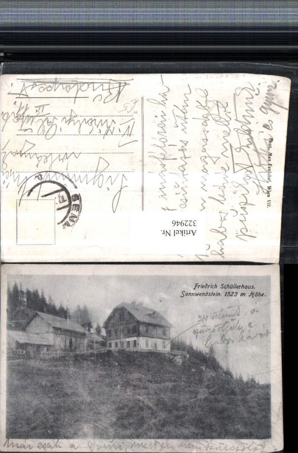 322946,Friedrich Schüllerhaus am Sonnwendstein b. Semmering