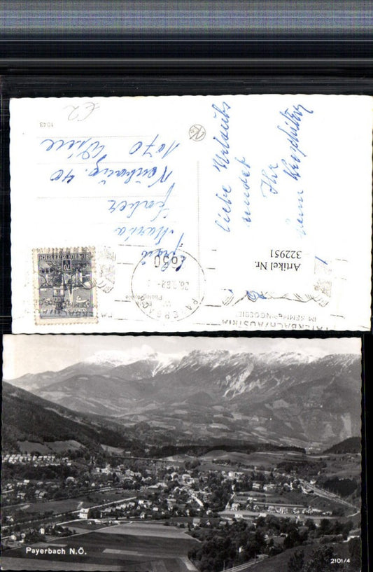 322951,Payerbach Totale Bergkulisse