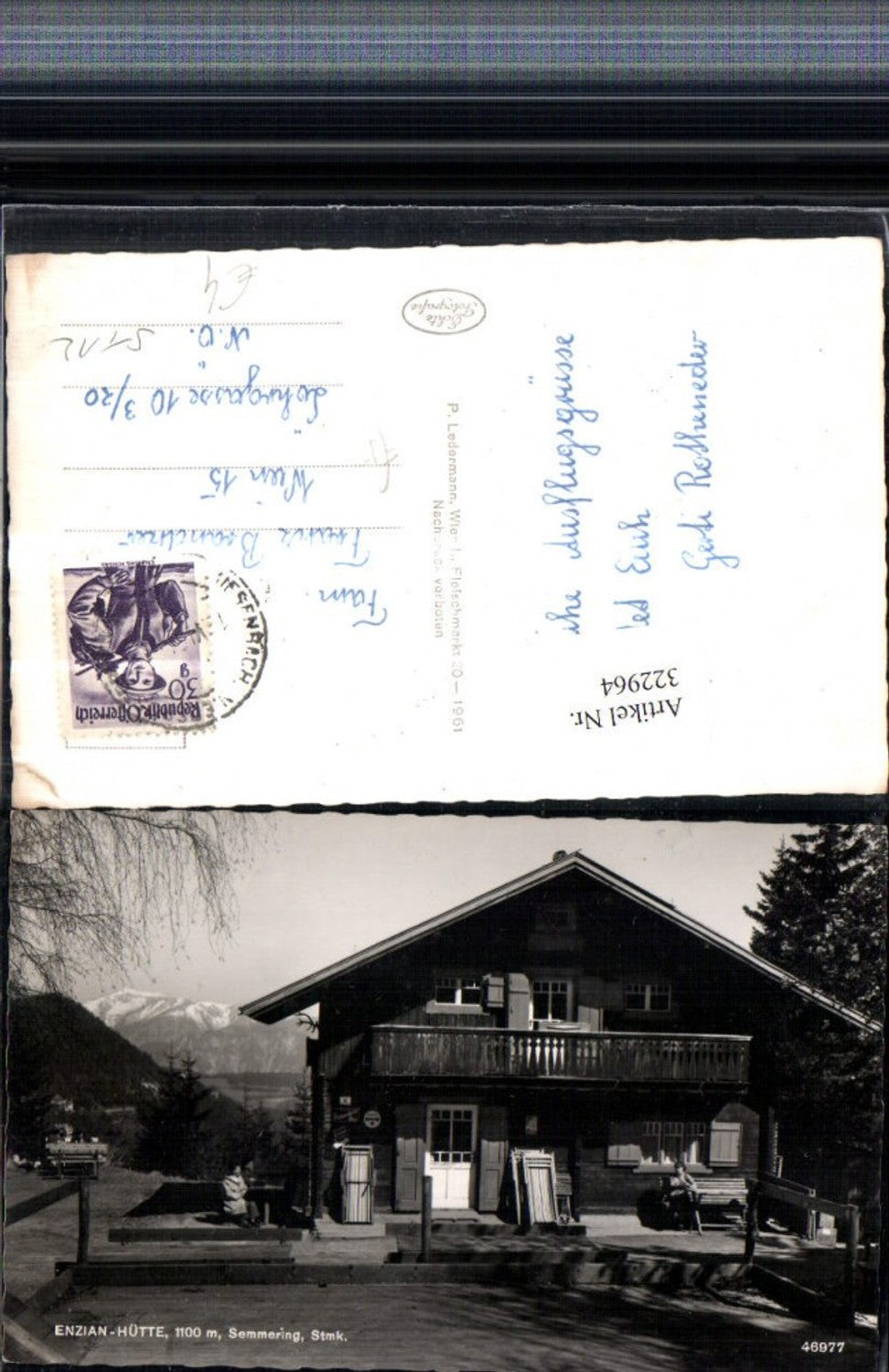 322964,Semmering Enzianhütte Berghütte Bergkulisse