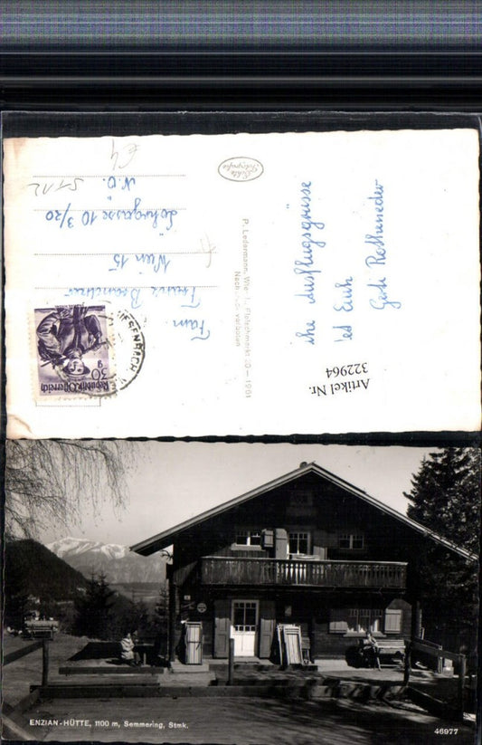 322964,Semmering Enzianhütte Berghütte Bergkulisse