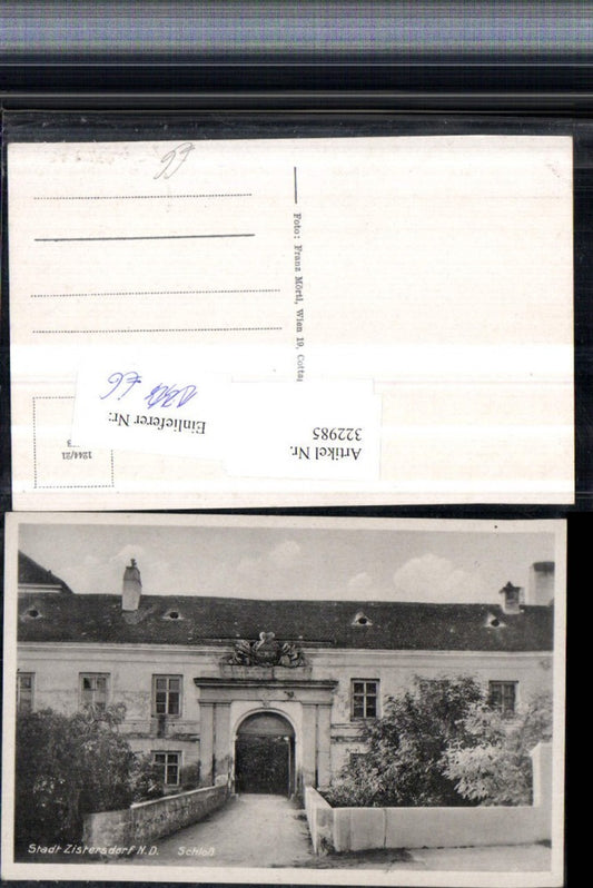 322985,Zistersdorf Schloss