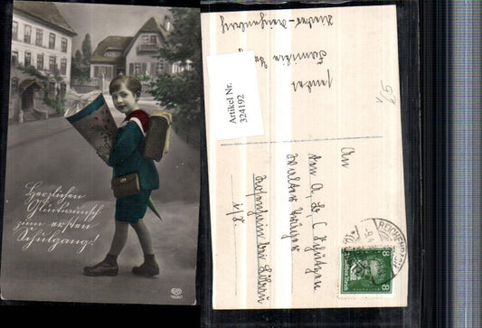 324192,Back to school, enrollment, boy, school bag, bag, school cone, pub EAS 7608/1