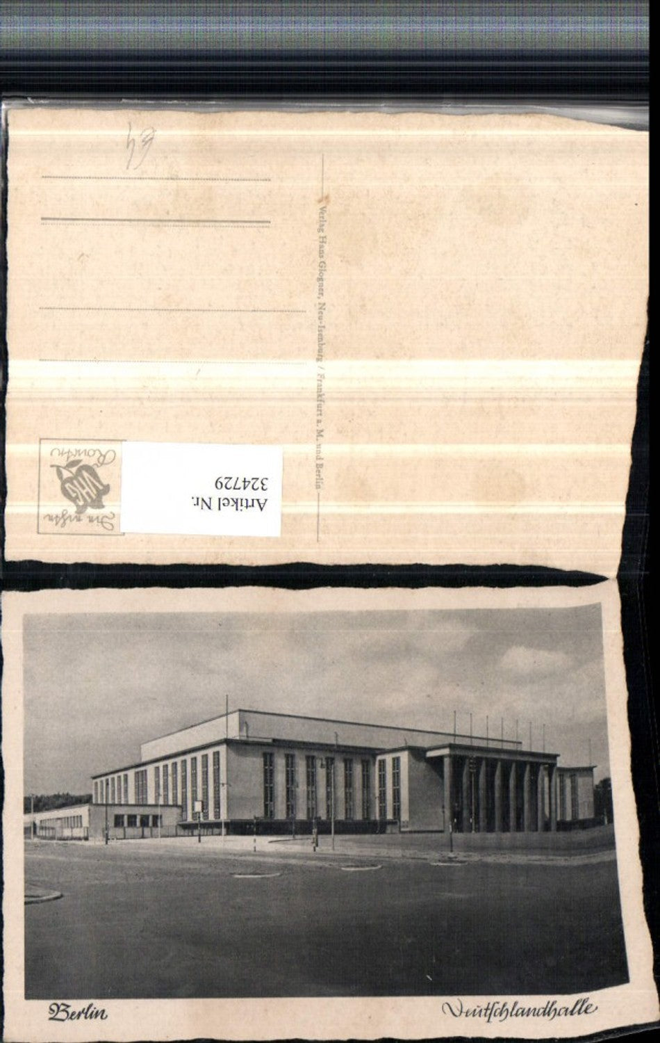324729,Berlin Deutschlandhalle Gebäude