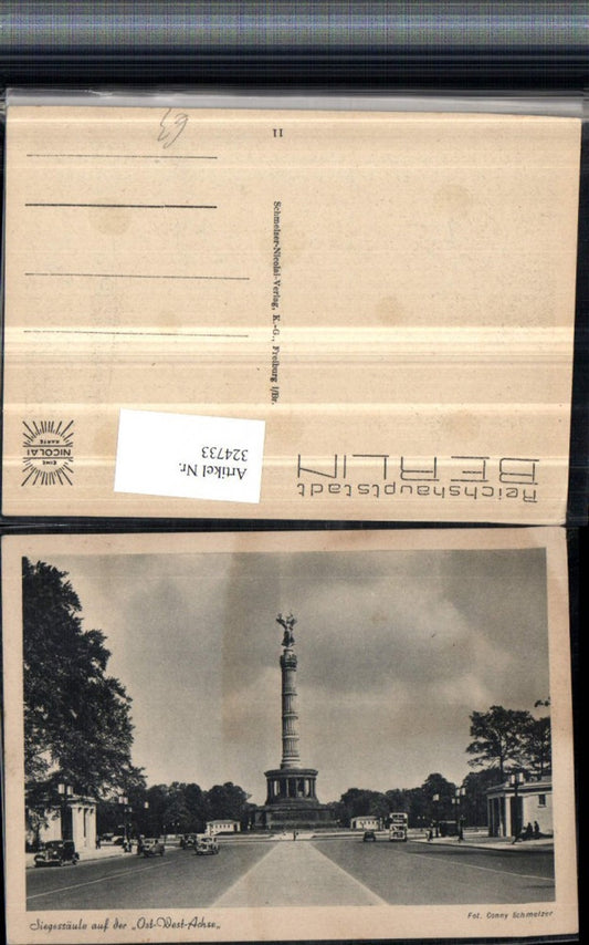 324733,Berlin Siegessäule auf der Ost-West-Achse Säule