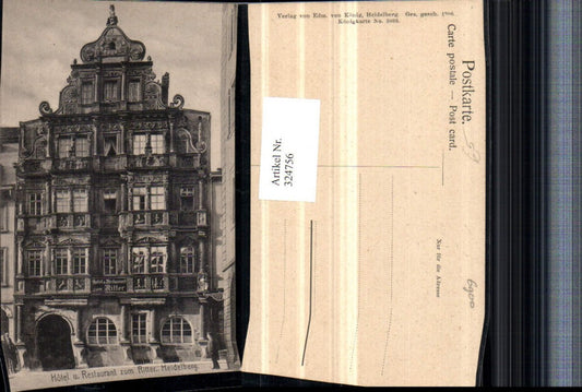 324756, Heidelberg Hotel and Restaurant zum Ritter