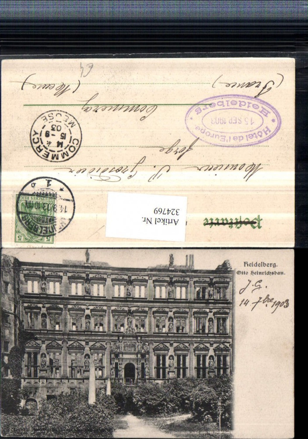 324769,Heidelberg Schloss Otto Heinrichsbau