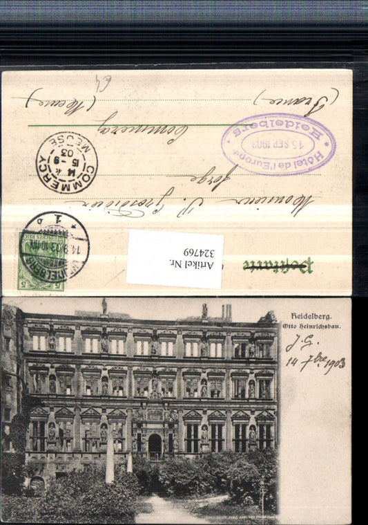 324769,Heidelberg Otto Heinrichsbau Castle