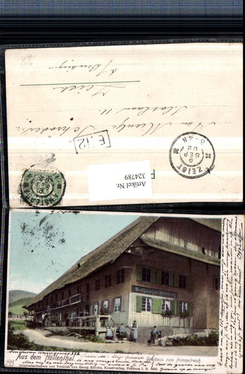 324789,Aus dem Höllental Gasthaus zum Himmelreich b. Kirchzarten