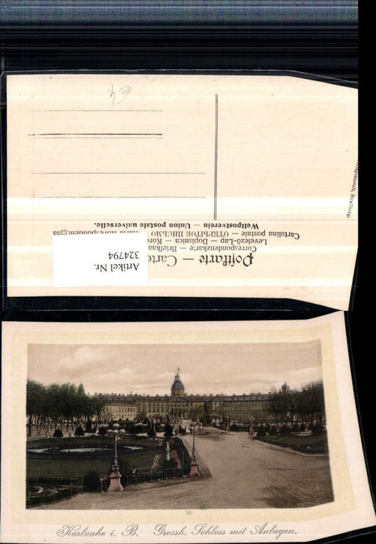 324794, Karlsruhe Grand Ducal Palace with grounds