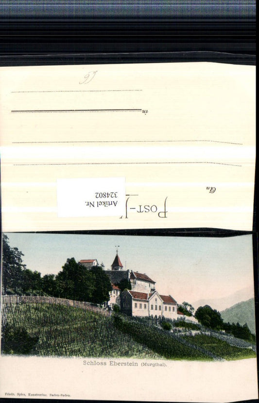 324802, Eberstein Castle in the Murg Valley near Gernsbach