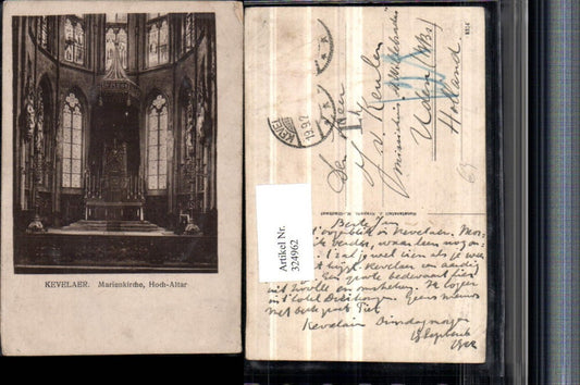 324962,Kevelaer Marienkirche Innenansicht Hochaltar