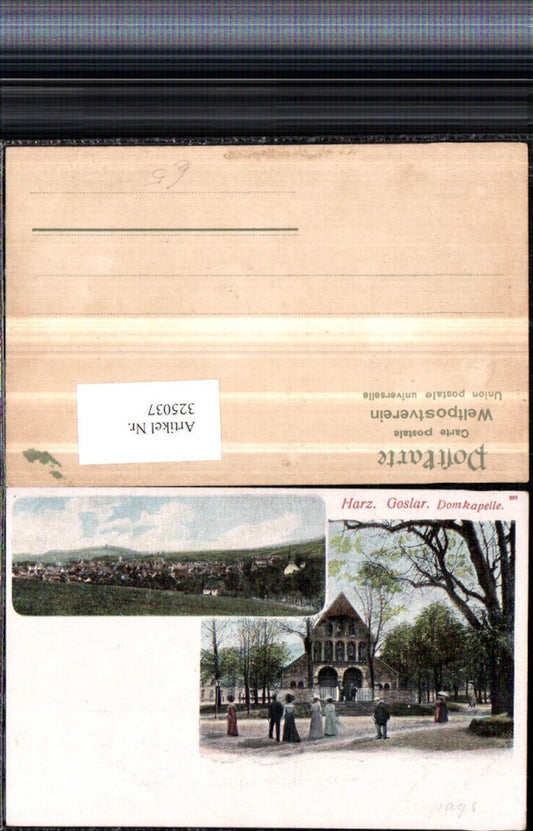 325037,Goslar im Harz Totale Domkapelle Kapelle Mehrbildkarte