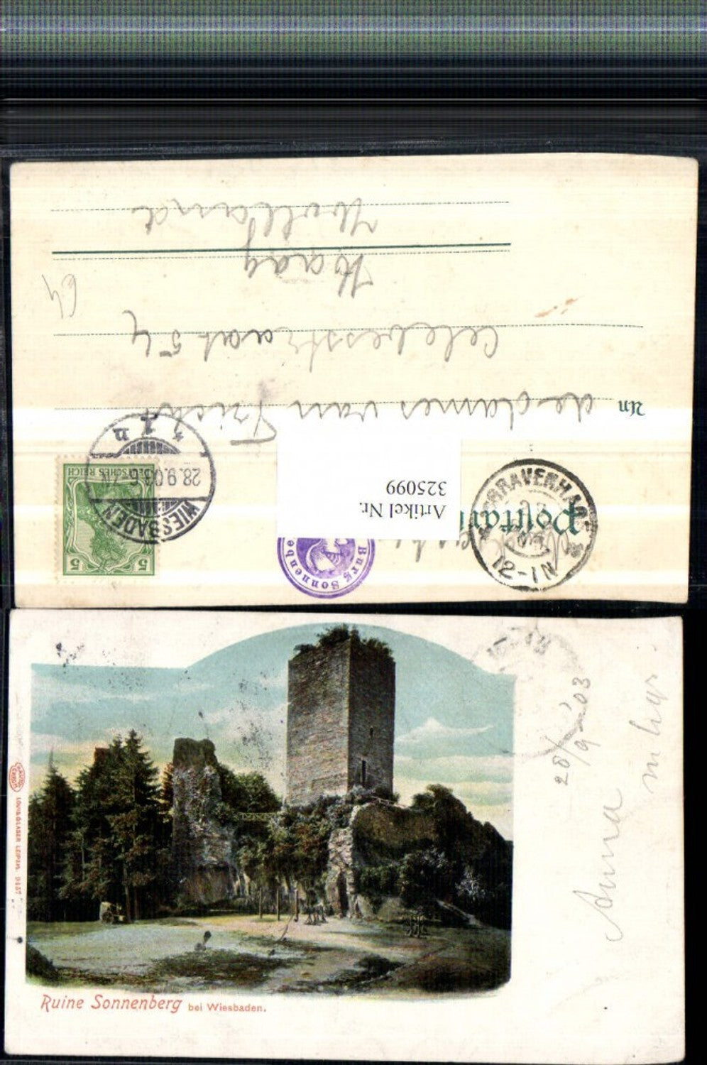325099,Ruine Sonneberg b. Wiesbaden