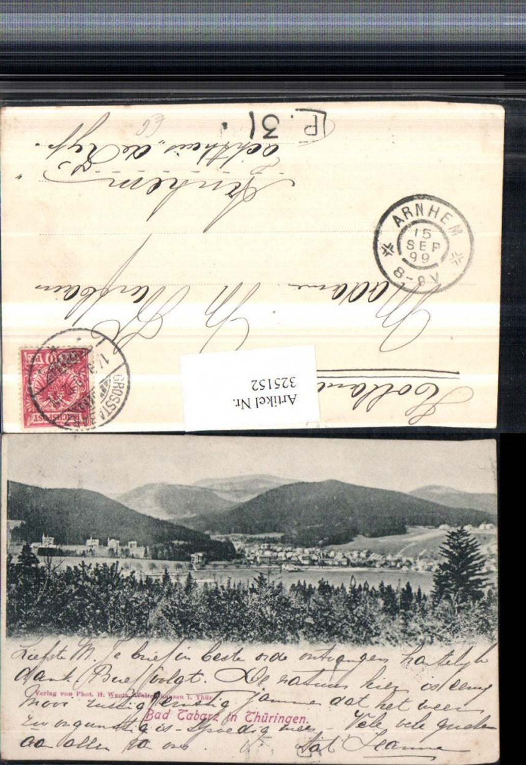 325152,Bad Tabarz in Thüringen Totale Bergkulisse