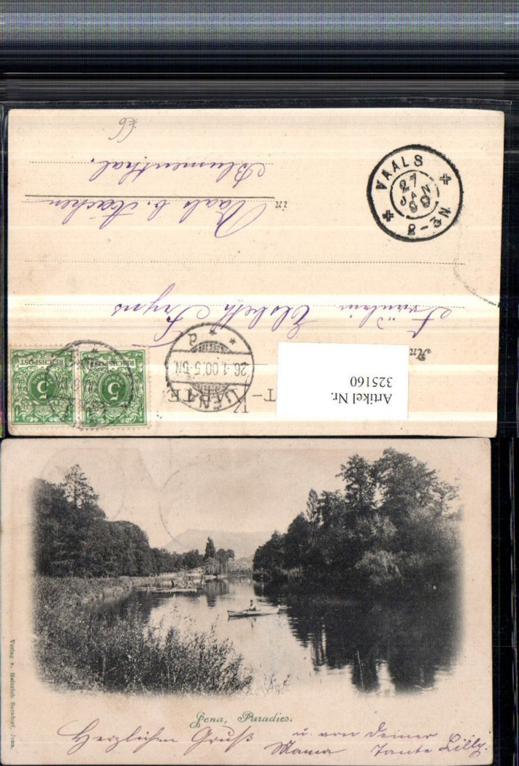 325160,Jena Paradies Partie Brücke Ruderboote Boote Fluss