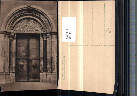 325175,Mainz Dom Kirche Bronzetür am Hauptportal