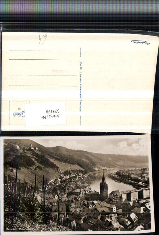325198,Moseltal Bernkastel-Kues Teilansicht Brücke