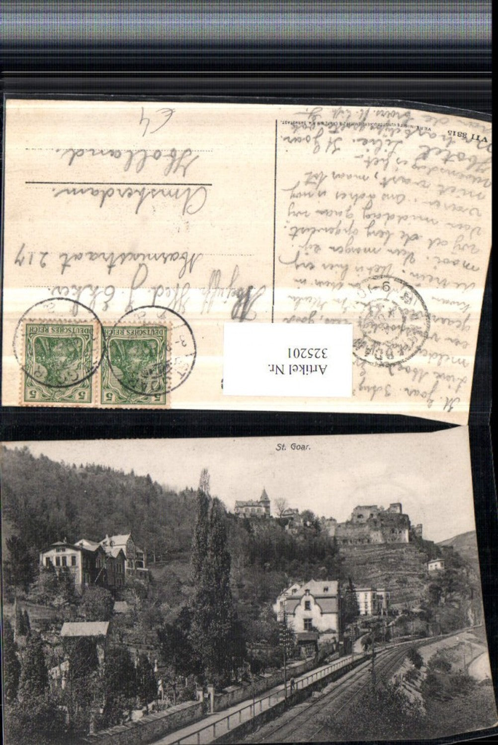 325201,St. Goar Teilansicht Ruine Burg