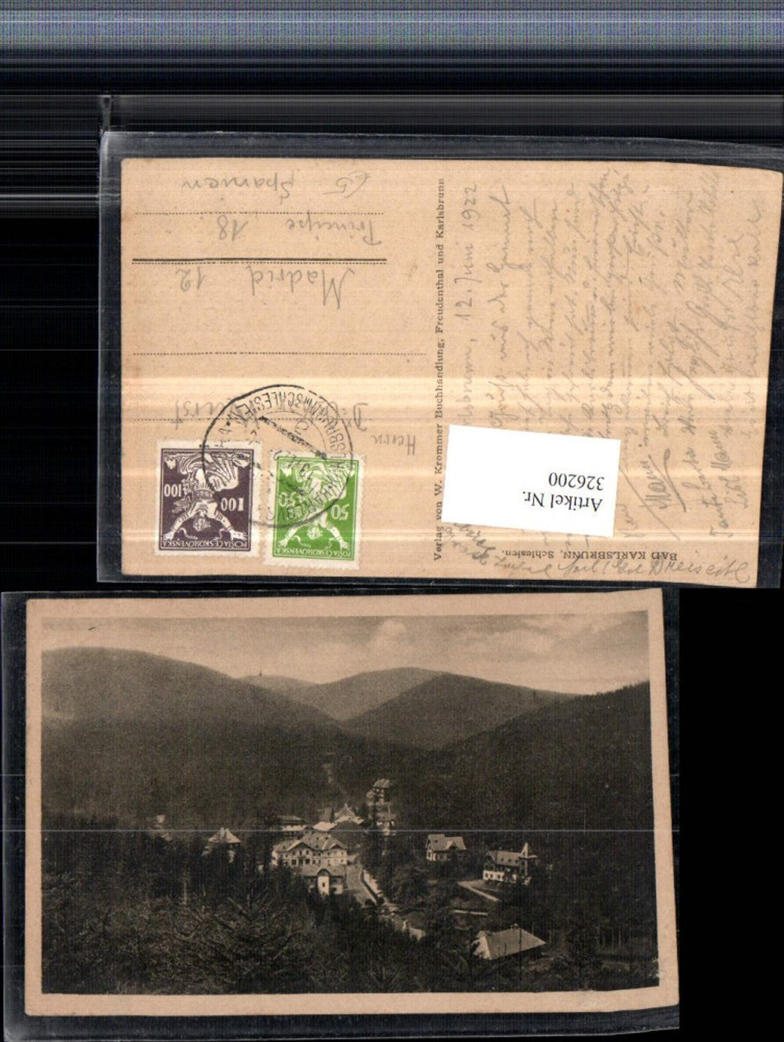 Alte Ansichtskarte – Old Postcard