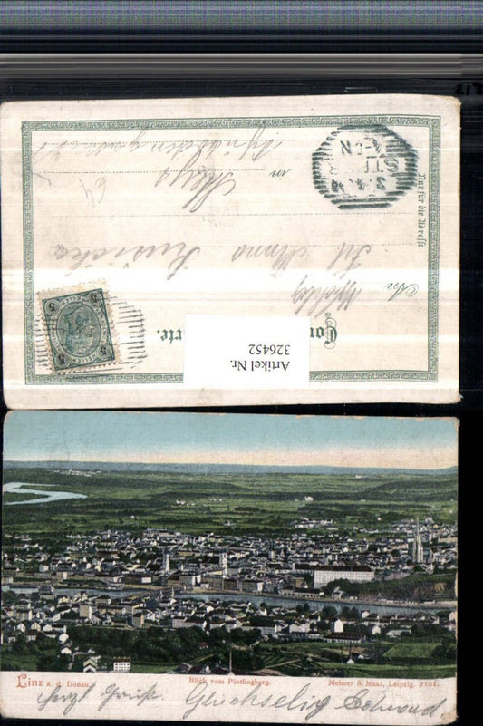 326452,Linz an d. Donau Totale vom Pöstlingberg