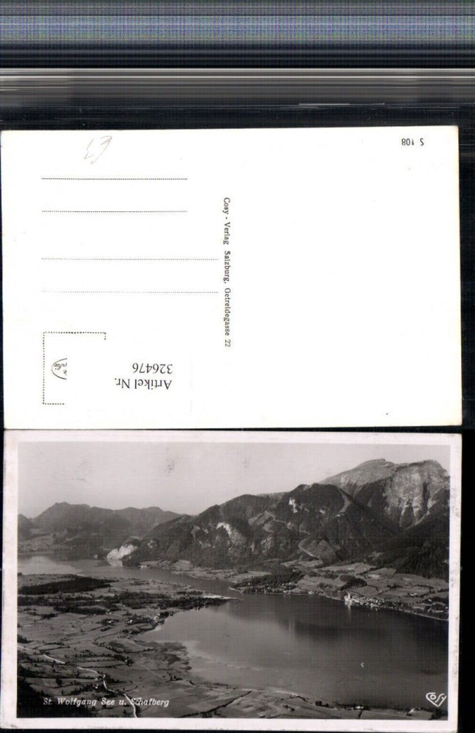 326476,St. Wolfgang u. See Totale m. Schafberg Bergkulisse pub Cosy