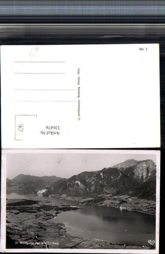 326476,St. Wolfgang u. See Totale m. Schafberg Bergkulisse pub Cosy