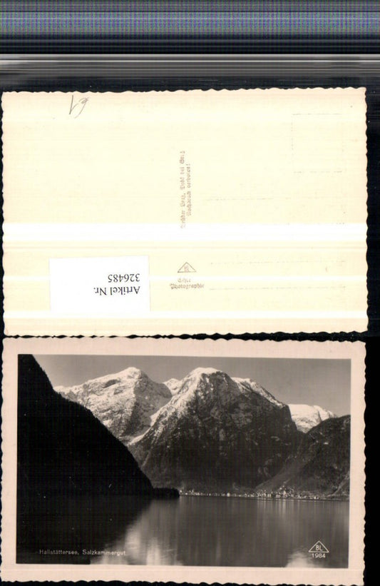 326485,Hallstättersee m. Hallstatt Bergkulisse