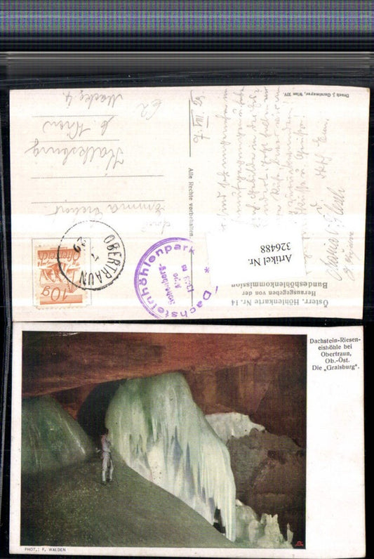 326488,Dachstein-Rieseneishöhle b. Obertraun Die Gralsburg