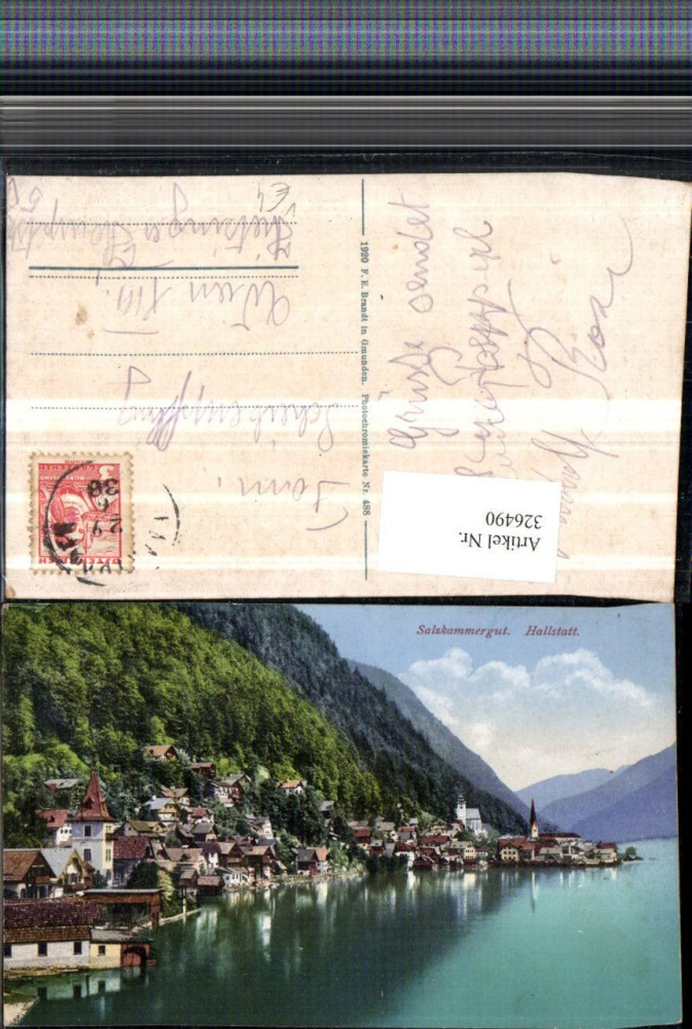 326490,Hallstatt Teilansicht pub F. E. Brandt 488