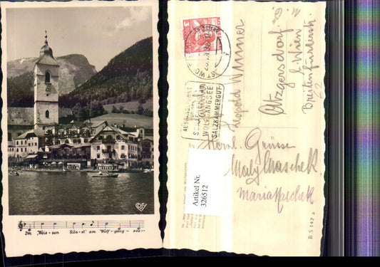 326512,St. Wolfgang Hotel zum weißen Rössl Kirche Liedzeile pub Cosy