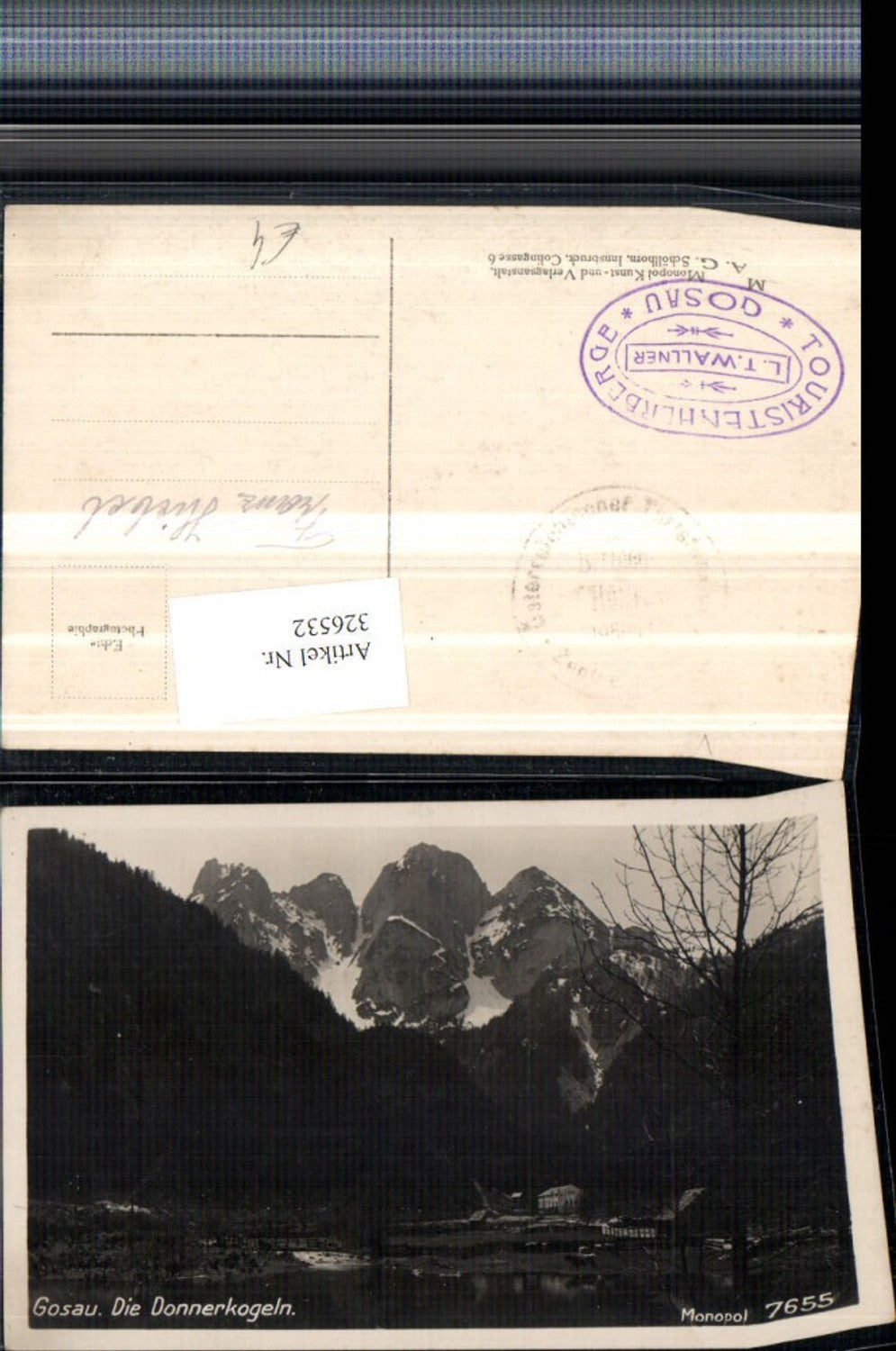 326532,Gosau Donnerkogeln Bergkulisse