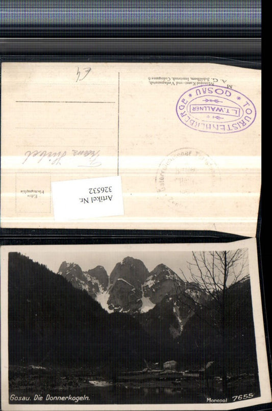 326532,Gosau Donnerkogeln Bergkulisse