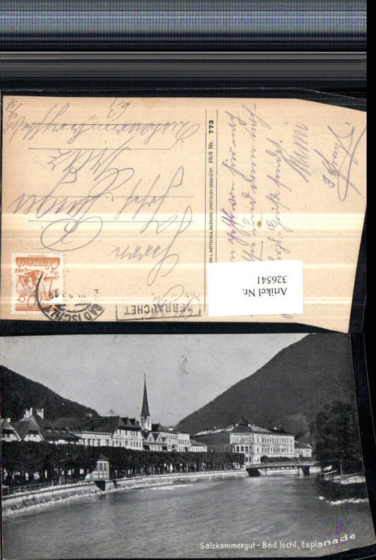 326541,Bad Ischl Teilansicht Esplanade Brücke