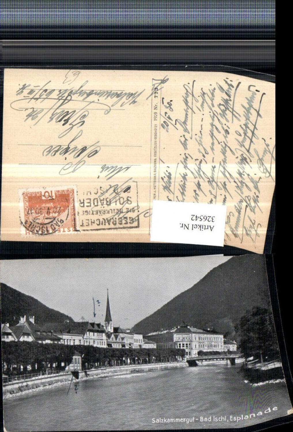 326542,Bad Ischl Teilansicht Esplanade Brücke