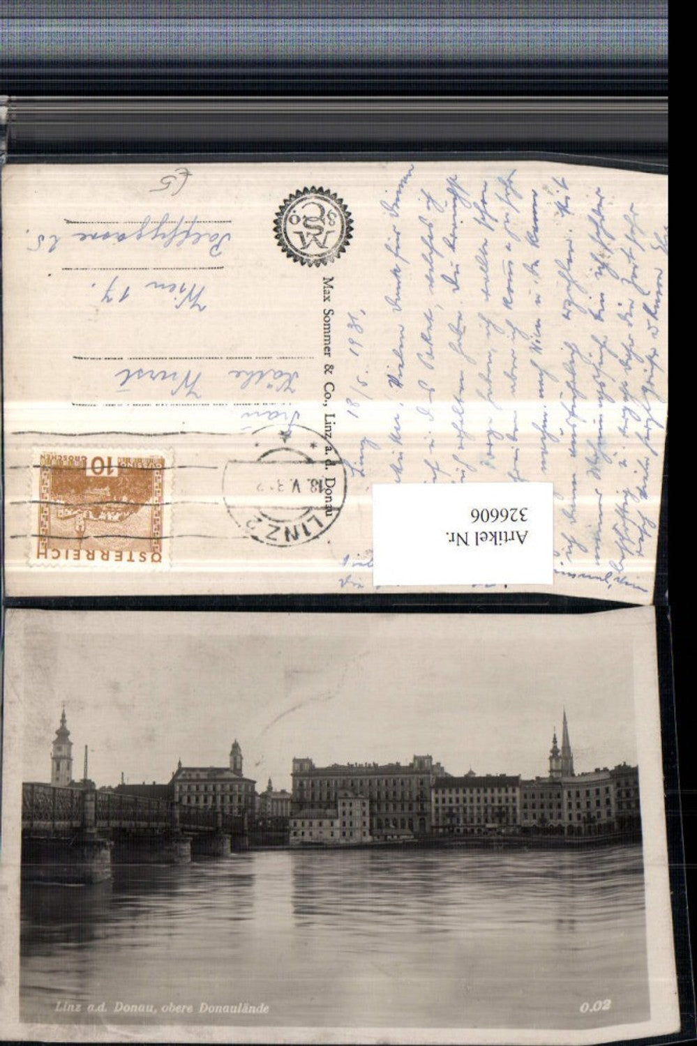 326606,Linz an d. Donau obere Donaulände Brücke