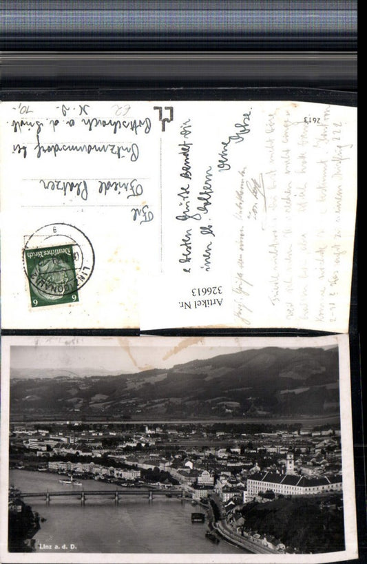 326613,Linz an d. Donau Totale Schlosskaserne Brücke