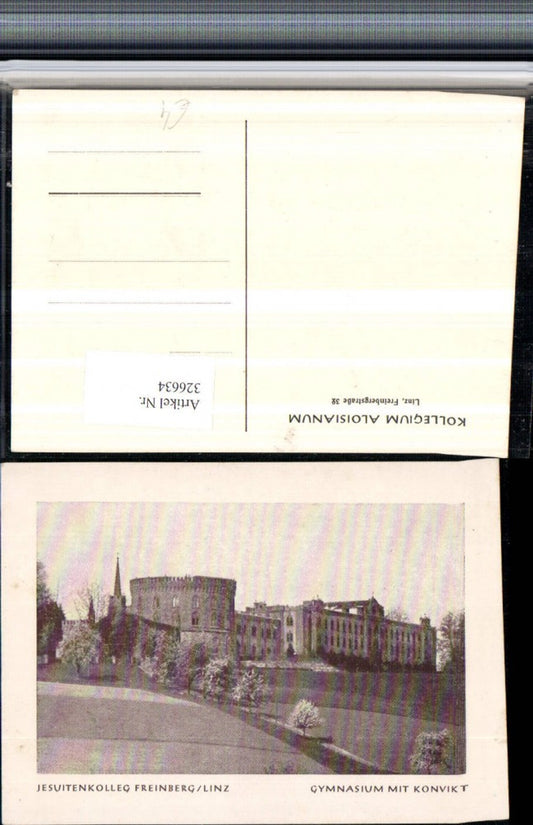326634,Linz an d. Donau Jesuitenkolleg Freinberg Gymnasium m. Konvikt