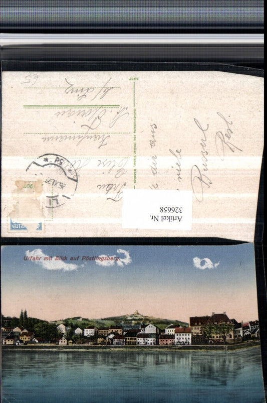 326658,Linz an d. Donau Urfahr Teilansicht m. Pöstlingberg
